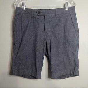 Ted Baker Gray Flat Front Men Shorts
